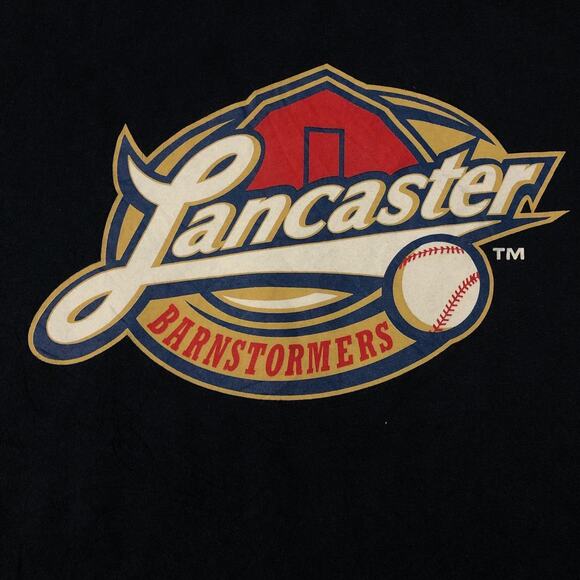 Men’s Navy Lancaster Barnstormers Baseball Graphic Tee - Picture 3 of 4